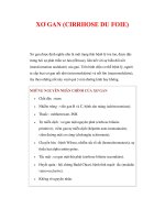 XƠ GAN (CIRRHOSE DU FOIE) ppsx