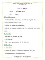 GIÁO ÁN THỂ DỤC ĐỀ TÀI LỚP : BÉ CHƠI BÓNG pot