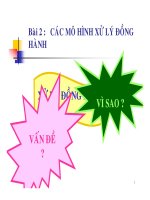 Bài giảng hệ điều hành : CÁC MÔ HÌNH XỬ LÝ ĐỒNG HÀNH part 1 ppsx