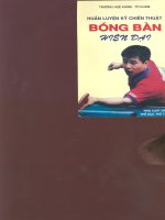 Huấn luyện kỹ chiến thuật bóng bàn hiện đại part 1 pot