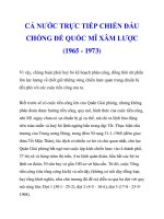 CẢ NƯỚC TRỰC TIẾP CHIẾN ĐẤU CHỐNG ĐẾ QUỐC MĨ XÂM LƯỢC (1965 - 1973)_4 ppt