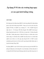 Áp dụng IVM cho các trường hợp nguy cơ cao quá kích buồng trứng ppsx