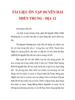 TÀI LIỆU ÔN TẬP DUYÊN HẢI MIỀN TRUNG - ĐỊA 12_2 pptx