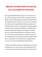 MIỀN BẮC VỚI CHIẾN TRANH PHÁ HOẠI LẦN THỨ I & SỰ NGHIỆP XÂY DỰNG CNXH_3 doc