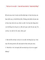 Giáo dục kỹ năng sống mầm non: Vật lạ rơi vào mắt - Làm thế nào khi bị “ đánh hội đồng pdf