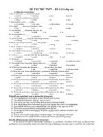 ĐỀ THI THỬ TNPT – ĐỀ 4 (Có đáp án) pps