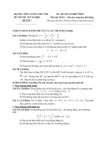 đề thi thử tốt nghiệp thpt môn toán - thpt lương thế vinh đề (2)