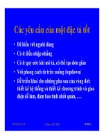 Bài giảng hệ điều hành : Yêu cầu người dùng part 8 doc