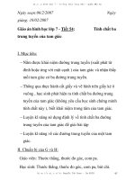 Giáo án hình học lớp 7 - Tiết 54: trung tuyến của tam giác ppt