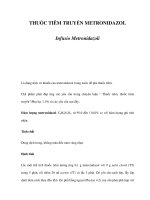 THUỐC TIÊM TRUYỀN METRONIDAZOL potx