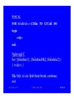 Bài giảng công nghệ phần mềm : Thiết kế và Lập trình part 9 pot