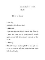 Giáo ám địa lý 11 - Bài 6: Hoa kì Tiết 2: Kinh tế ppsx