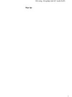 Đề cương tốt nghiệp môn KT Audio B3DT1 doc