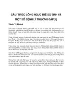 C U TRÚC LỒNG NGỰC TRẺ SƠ SINH VÀ Ồ Ự Ẻ Ơ MỘT SỐ BỆNH LÝ THƯỜNG GẶP(tt) potx