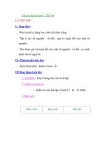 Giáo án đại số lớp 6 - Tiết 44 LUYỆN TẬP docx