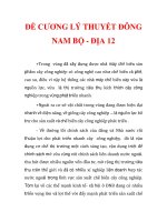 ĐỀ CƯƠNG LÝ THUYẾT ĐÔNG NAM BỘ - ĐỊA 12_3 potx