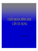 Chẩn doán hình ảnh : Cấp cưu bụng part 1 potx