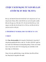 CUỘC CÁCH MẠNG TƯ SẢN HÀ LAN (CUỐI TK XV ĐẦU TK XVI )_1 pptx