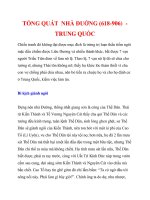 TỔNG QUÁT NHÀ ĐUỜNG (618-906) TRUNG QUỐC_2 ppt