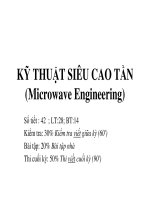 KỸ THUẬT SIÊU CAO TẦN - Chương mở đầu doc