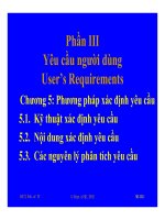 Bài giảng hệ điều hành : Yêu cầu người dùng part 1 ppt
