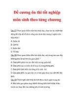 Đề cương ôn thi tốt nghiệp môn sinh theo từng chương Chương Nguyên nhân và cơ chế tiến hóa_2 ppt