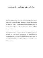 CHẨN ĐOÁN THIỂU ỐI TRÊN SIÊU ÂM pps