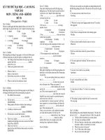 KỲ THI THỬ ĐẠI HỌC CAO ĐẲNG NĂM 2011 MÔN : TIẾNG ANH – ĐỀ 30 ppsx