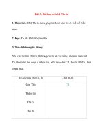 Bé học phụ âm ghép: Bài 3: Bài học với chữ Th, th pdf