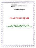 Cơ sở sinh thái học của sức khoẻ và bệnh tật pps