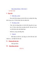 Giáo án đại số lớp 6 - Tiết 16 & 17 LUYỆN TẬP pps