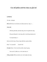 Các chế phẩm acid béo chưa no gắn iod docx