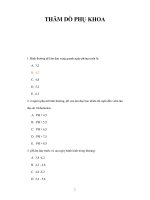 THĂM DÒ PHỤ KHOA potx