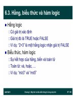 Tin học đại cương và ứng dụng : Máy tính và biểu diễn thông tin trong máy tính part 5 docx