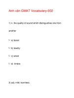 Anh văn GMAT Vocabulary-002 pot
