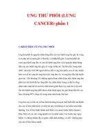 UNG THƯ PHỔI (LUNG CANCER) phần 1 potx