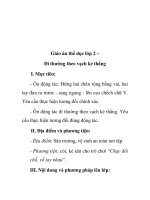 Giáo án thể dục lớp 2 – Đi thường theo vạch kẻ thẳng docx