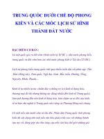 TRUNG QUỐC CÁC MỐC LỊCH SỬ HÌNH THÀNH_1 docx