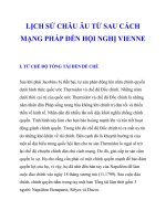 LỊCH SỬ CHÂU ÂU TỪ SAU CÁCH MẠNG PHÁP ÐẾN HỘI NGHỊ VIENNE_1 pot