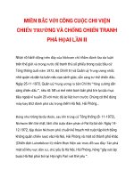 MIỀN BẮC VỚI CÔNG CUỘC CHI VIỆN CHIẾN TRƯỜNG VÀ CHỐNG CHIẾN TRANH PHÁ HỌAI LẦN II_2 pdf