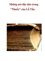 Những nét độc đáo trong 