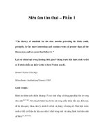 Siêu âm tim thai – Phần 1 ppsx