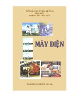 GIÁO TRÌNH MÁY ĐIỆN - PHẦN I - MÁY ĐIỆN MỘT CHIỀU - CHƯƠNG 1 potx