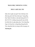 TRANG PHỤC THỜI HÙNG VƯƠNG - PHẦN 3. KIỂU ĐẦU TÓC pptx