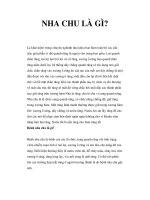 NHA CHU LÀ GÌ? ppt