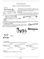Giáo trình SỬA CHỮA XE MÁY - Phần thực hành 1 pptx