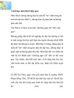 Cách học môn địa lí hiệu quả pdf