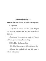 Giáo án thể dục lớp 2 – Chuyền cầu - Trò chơi “Con cóc là cậu ông Trời” ppsx