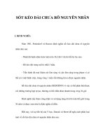 SỐT KÉO DÀI CHƯA RÕ NGUYÊN NHÂN ppt