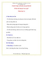 Giáo án chương trình mới: Lớp lá Chủ đề: Ngày cuối tuấn vui vẻ pdf